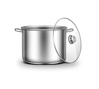 Ribelli Olla de Cocina Multifuncional 20 L - Caldera para Gulash, Sopa, Espárragos o Salsas - Práctica para Muchos Tipos de Cocina Excepto Inducción
