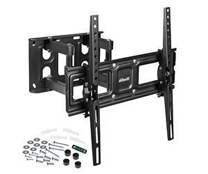 Ribelli® TV Wall Mount Swivel Tiltable Tiltable for 32-65 Inch (81-165 cm) OLED, LED, LCD, Plasma Curvado TV hasta 40kg, MAX. VESA 400 x 400mm