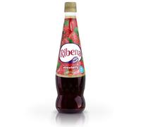 Ribena Concentrado de fresa Cordial - 12 botellas x 850 ml - Contiene zumo de fruta real - Sin colores artificiales ni aromatizantes - Diluir con agua - Fabricado con fresas británicas