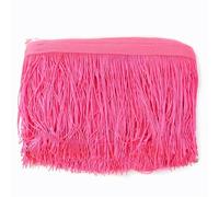 Ribete de Flecos Cinta de encaje tejida con borlas largas colores, 10 metros, 10/15/20/30 cm, accesorios costura for prendas vestir y baile latino(No33,20cm)
