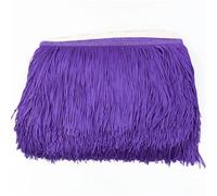 Ribete de Flecos Cinta de encaje tejida con borlas largas colores, 10 metros, 10/15/20/30 cm, accesorios costura for prendas vestir y baile latino(No39,30cm)
