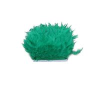 Ribete de Plumas de Pavo de 2 m, Falda de Vestido de Marabú, Accesorio de Decoración para Bricolaje, Disfraces, Manualidades, Costura y Vestido de Fiesta