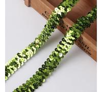 Ribete elástico de lentejuelas de 20 mm para ropa de moda, accesorios para la cabeza y usos creativos de bricolaje (10 yardas #7)