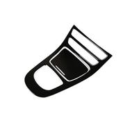 Ribete Interior Automóvil Embellecedor Panel Cambio Marchas Con Textura Carbono ABS Consola Central Coche Para Benz Clase E W213 S213 A238 C238 2019-2021 Decorativo Interior(Bright Black 2021)