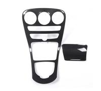 Ribete Interior Automóvil Juego De 2 Pegatinas Para Panel Cambio Marchas Consola Central Coche Para Mercedes Para Benz C GLC 2015-2018 Decorativo Interior(Carbon look A)