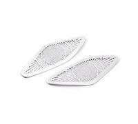 Ribete Interior Automóvil Pegatinas Embellecedoras Cubierta Red Altavoz Pilar A Interior Aleación Aluminio Para Mercedes Para Benz GLA H247 GLB X247 Clase B W247 2020 Decorativo Interior(Plata)