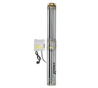 Ribiland - Bomba sumergible de acero inoxidable 750 W 230 V, 95 m con pizarra eléctrica, sumergible 40 m bajo el agua - PRPGP750/95-40 - Ribiland