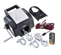 RIBIMEX 4277 Cabrestantes para automóvil 5 toneladas Avance y retroceso 12 V Negro