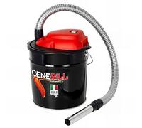 Ribimex, Asa de transporte, PRCEN001, Cenerill Aspiradoras de cenizas 1000 W, 18 L con doble filtro y lanza plana