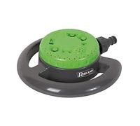 Ribimex Aspersor multifunción de jardín, 8 tipos de chorro, cobertura de hasta 90 m², entrada 3/4", presión 1-4 bar, ideal para césped, parterres y huertos - PRA/AB.1421