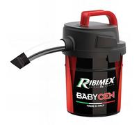 Ribimex Aspirador de cenizas Babycent PRCEN018, 4 L, 500 W, color aleatorio | Ligero y fácil de transportar, con filtro HEPA lavable, ideal para aspirar cenizas frías de estufas de pellets, PRCEN018