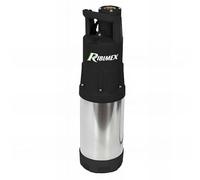 Ribimex Bomba sumergible para pozos 4 turbinas serie Pro, aguas claras, 1200 W, caudal 6000 l/h, inmersión máxima 12 m, prevalencia 45 m, de acero inoxidable, ideal para pozos, cisternas y tanques -