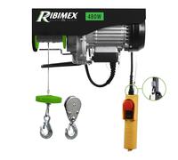 RIBIMEX PE100/200PT Polipasto eléctrico 100/200 kg, 480 W, cable de 12 m