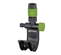 Ribimex PRA/DV.9113 Soporte para manguera para grifo, gris/verde