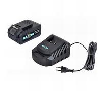 RIBIMEX PRBAT20/KIT4 Kit Cargador + Batería 20V - 4Ah RBAT20