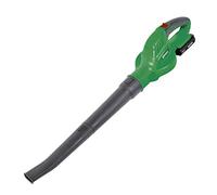 Ribimex PRBAT20/S Soplador inalámbrico RBAT20 con batería 20 V, negro y verde
