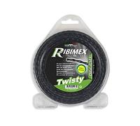 Ribimex PRDFG15X30T - Hilo Profesional Cuadrado Trenzado, 3 mm x 15 m, Color Negro