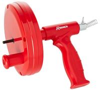 Ribimex PRFDT50+, Desatacadro de tambor manual o para taladro, espiral Ø 6 mm, rojo
