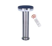 Ribimex PRLUMSOL4/050 Farol Solar Timeo 54 cm con Mando a Distancia, Plateado