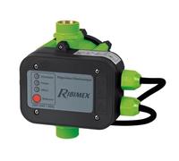Ribimex PRPCONTROLP - Regulador electrónico para bombas AcquaControl+, Presostato con protección térmica para instalaciones domésticas y profesionales, 2200 W, IP65, entrada/salida 1", presión máxima
