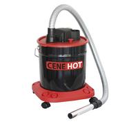 Ribitech - Aspirador de cenizas calientes (950W, capacidad 18L)
