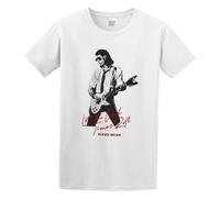 RIC Ocasek-The Cars Let The Good Times Roll Men's T-Shirt Unisex White Cotton Hip Hop Print tee Shirts 3XL