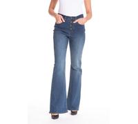 Rica Lewis Vaqueros de Corte Bootcut Denim Stretch Blue Black Zaira Jeans, Azul, 38 para Mujer