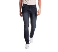 Rica Lewis Vaqueros Stretch Fibreflex Rl80 Corte Recto Ajustado Sobreteñido Vito Jeans, Azul, 42 para Hombre