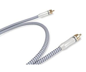 Ricable PC1 Primus Coaxial 1 MT - Hi-Fi Cable Audio Digital Coaxial 75 Ohm RCA Alta fidelidad Blindado