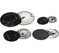 RICAMBI&RICAMBI Kit de quemador original Sabaf + Tapas de quemador - Para placas de cocción Aariston Indesit - Samet - Nardi