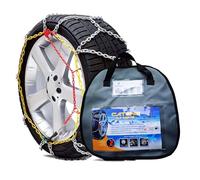 Ricambycar Cadenas de nieve 12 mm grupo 240 homologadas ONORM V5117, montaje rápido, cadenas de coche aptas para neumáticos SUV y utilitarios