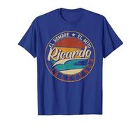 Ricardo El Hombre el Mito la Leyenda Camiseta, Hombre, Azul Real, S