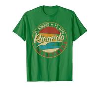 Ricardo El Hombre el Mito la Leyenda Camiseta, Hombre, Verde Kelly, S