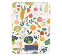 Ricas verduras frutas alimentos fácil de limpiar báscula de alimentos 11 libras/5.1 g, escala de 5 kg/5 g, cocina con 4 unidades para asar comidas keto (pilas no incluidas)