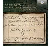 Riccardo Bonci The John Reading Manuscripts of Dulwich Co (CD) (Importación USA)