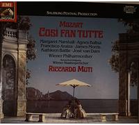 Riccardo Muti / Margret Marshall / Agnes Baltsa / James Morris / Francisco Araiza / Kathleen Battle / Jose van Dam - Mozart: Cosi fan tutte (Gesamtaufnahme, italienisch) [Vinyl LP] [Schallplatte] [Box-Set]