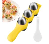 Rice Ball Maker - 7.09x2.56x1.18in Rice Ball Mold, Lightweight RiceBall Shaker, 304 Stainless Steel Rices Molds For | adjustable DIY Sticky Rices Molds Large Kitchen Tool RiceBall Maker For Home