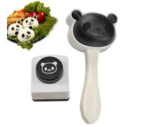 Rice Ball Mold, Sushi Maker Kit, Panda Shape Design, Cartoon Takeout box Shaper Tool, Food Crafting Accessory, Ideal for Kids Lunch, Self Made Cooking, Takeout box Box, Kitchen Use