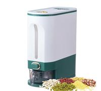 Rice Bucket - Grain Container Storage, Leakproof Cereal Dispenser Container | Rice Storage Barrel With Time Pointer And Measuring Cup, Kitchen Containers For Flour Beans Grains Small Dry Food
