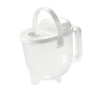 Rice Builder Screen-Quinoa TIPE with Handle | Lavado de arroz | Cocina Tamiz de filtro de lvado de arro T Tapa de lavdo de aroz con si Eb | Comida de cocina atada para limpiar frutas, verduras