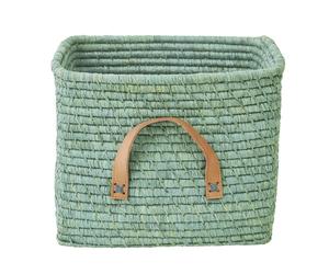 RICE Cesta Rice rafia menta
