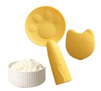 Rice Cooker Spoon - Non-Stick Rice Shovel Paddles, Cartoon Cat Ricce Scooper With Storage Holder, Kitchen Spoons For Cookers, Durable Cooking Utensil For Home, Kitchen, Preparation And