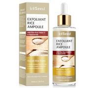 Rice Exfoliating Serum 100ml, Peeling Facial de Arroz,Exfoliante Facial Suave,Elimina Piel Muerta y Puntos Negros y Espinillas,Reduce Poros, Iluminador e Hidratante,Serum Facial para Todo Tipo de Piel