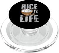 Rice Is Life - Cuenco de arroz PopSockets PopGrip para MagSafe