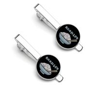 Rice Is Life - Pinzas de corbata clásicas para hombre, paquete de 2 clips de cierre, regalos para aniversario y negocios, 5.5x2.2cm, poliuretano