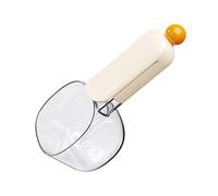 Rice Measuring Scoop,Portioning Baking Tool with Bag Clip | Multipurpose Food Spoon,for Home Hotel Restaurant Cafe Bakery Farmhouse Meal Prep