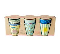 Rice - Medium Melamine Cups 6 Pcs - Funky Prints