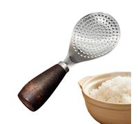 Rice Paddle - 7.09 X 2.68 Inch Food Serving Spoons, No Scratch Rice Cooker Scoop | Heat Resistant Kitchen Tools And Accessories With Comfortable Handles For Cookware, Cooker