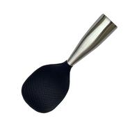Rice Paddle, Non Stick Silicone, Standing Serving Spoon, Heat Resistant Utensil, Multifunctional Kitchen Tool for Cooking, Soup Serving, Noodle Preparation, Daily Use, 8.26x3.07x1.30 inches