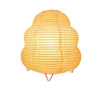 Rice Paper Lamp Japanese Style Floor Night Light E14 Socket Compatible Indoor Use 10.2X9.1X9.1in 1Pcs